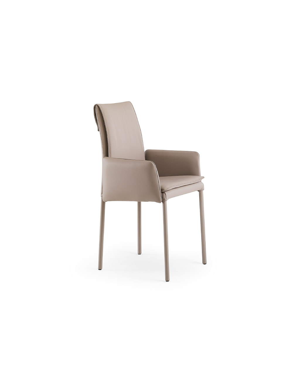 Sedia di design Agata Deluxe Arm Julia Italia, seduta Made in Italy con braccioli per ambienti residenziali e contract.