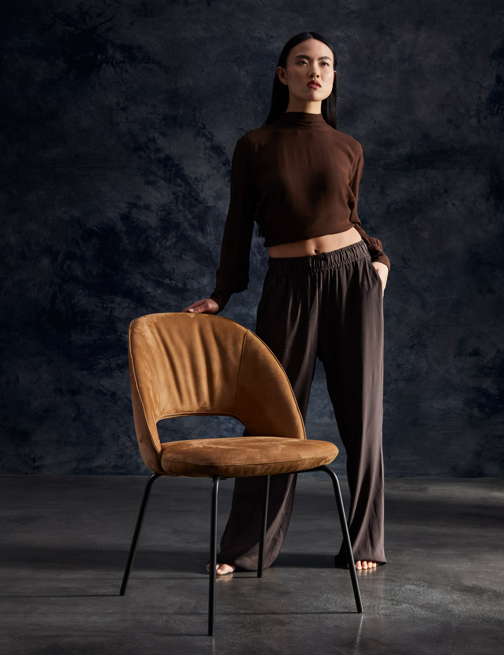 Sedia di design Noemi Julia Italia in ambientazione contemporanea