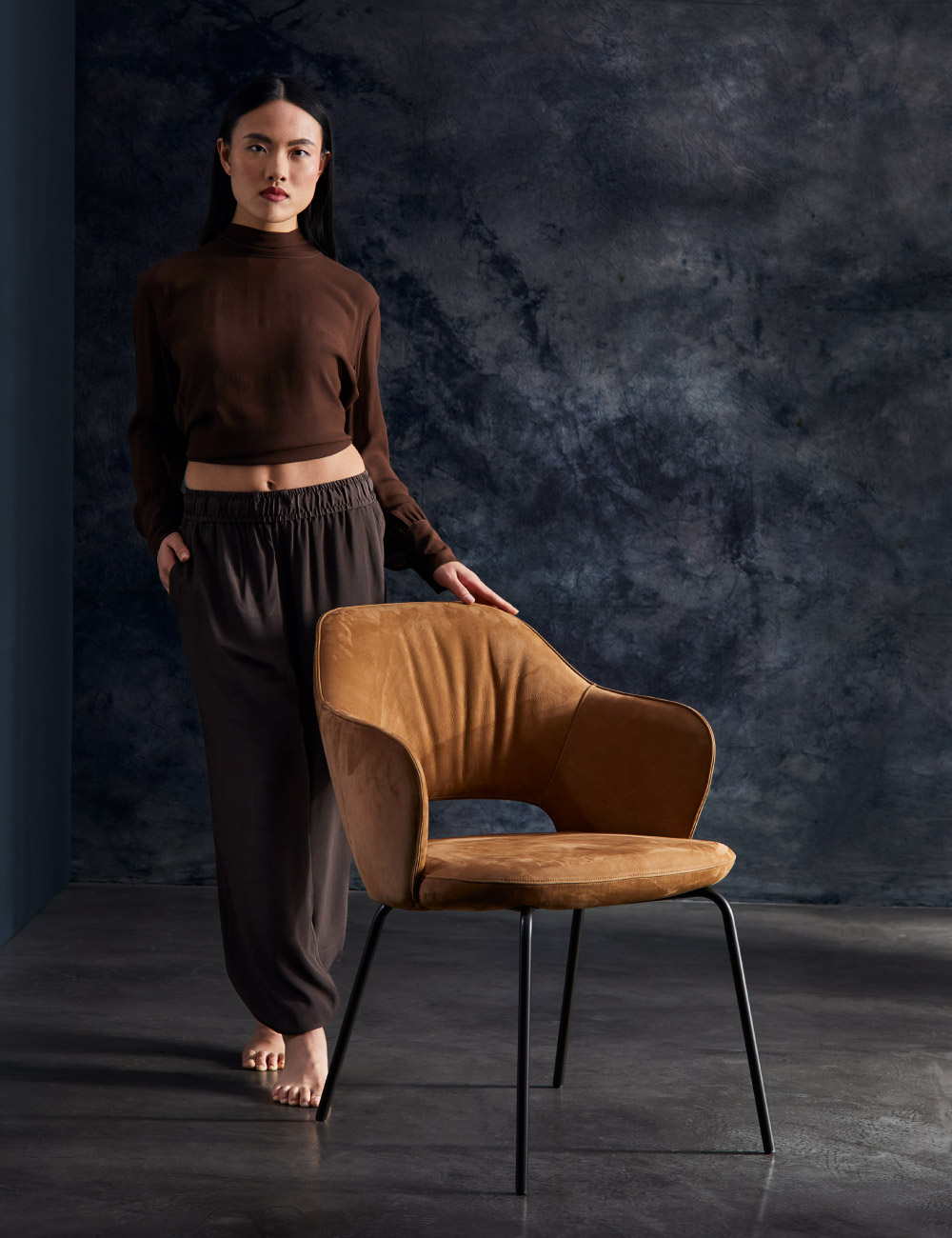 Sedia di design Noemi Julia Italia in ambientazione contemporanea