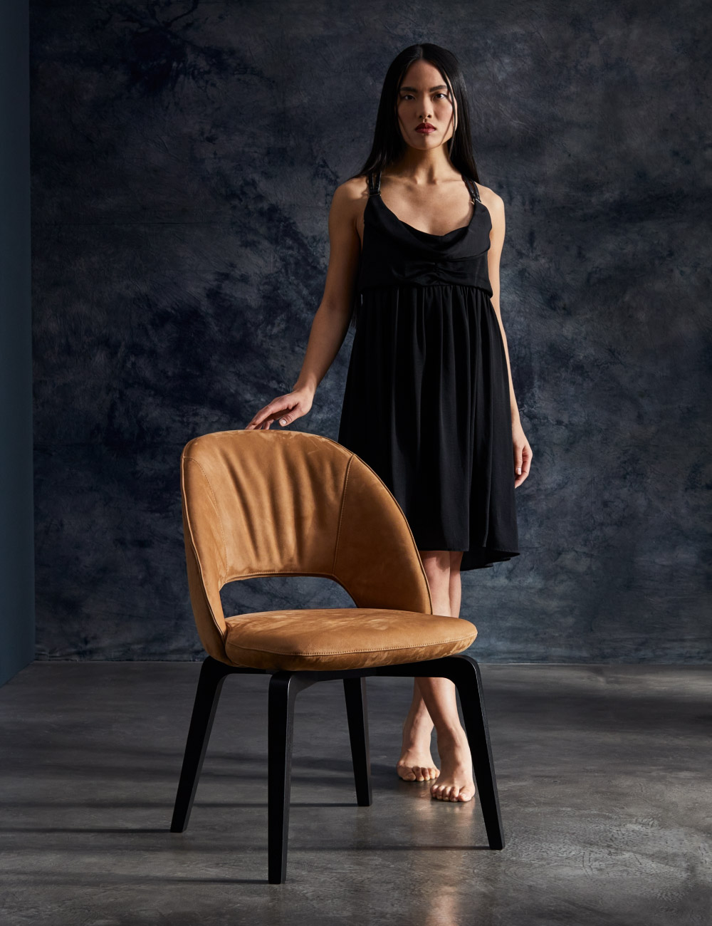 Sedia di design Noemi Julia Italia in ambientazione contemporanea