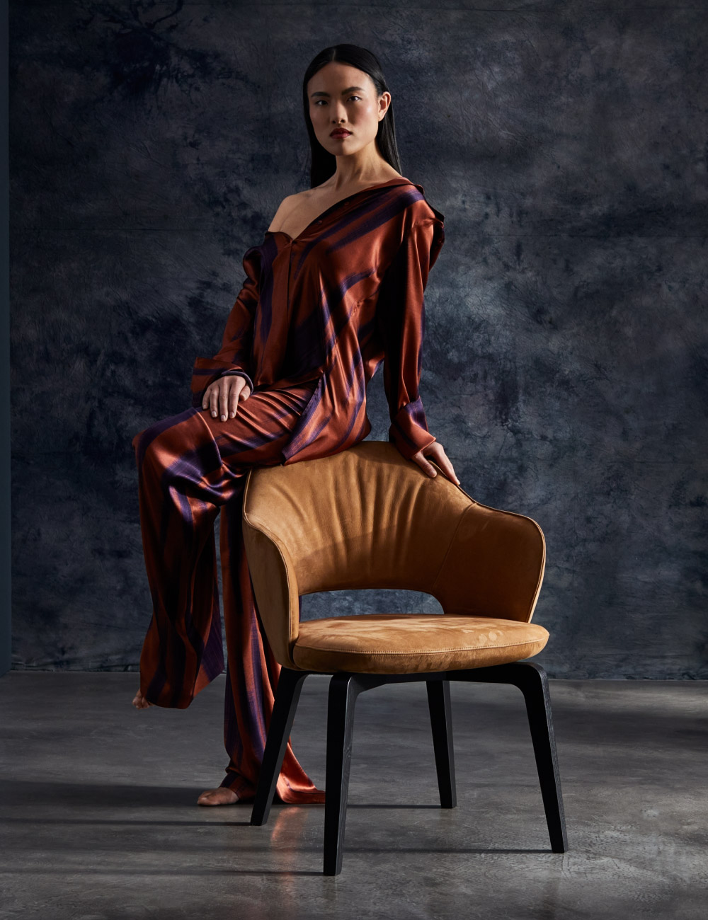 Sedia di design Noemi Julia Italia in ambientazione contemporanea